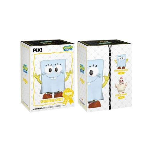 ThrillJoy Pix! SpongeBob SquarePants Ghost Vinyl Figure