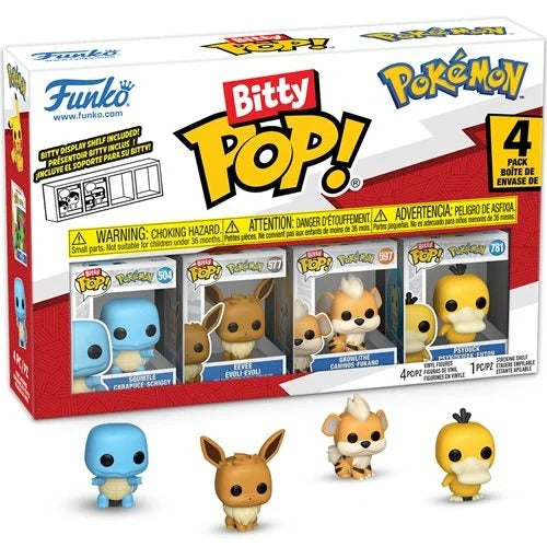 Funko Bitty Pop! Pokemon Mini-Figure 4-Pack - Select Figure(s)