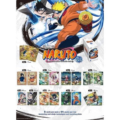 Naruto Smriti Heaven Scroll Collectible Trading Card Display of 24 Packs