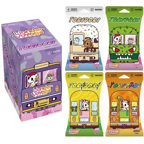 Tokidoki Wonder Voyage Roaming Edition Collectible Trading Card Display of 24 packs