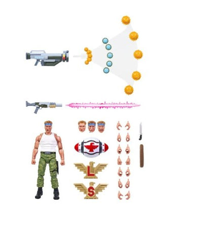 Contra - Bill Rizer + Lance Bean Maximum Payload 1/12 Scale Action Figure Set