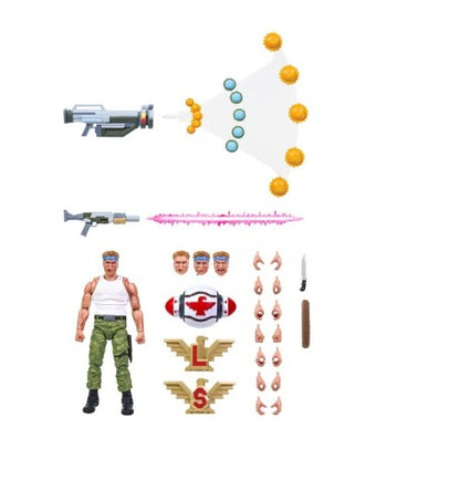 Contra - Bill Rizer + Lance Bean Maximum Payload 1/12 Scale Action Figure Set
