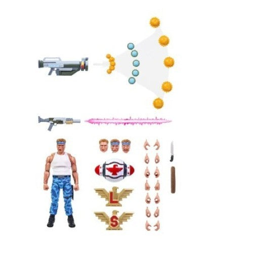 Contra - Bill Rizer + Lance Bean Maximum Payload 1/12 Scale Action Figure Set