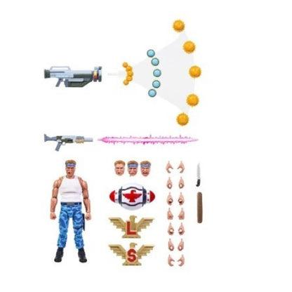 Contra - Bill Rizer + Lance Bean Maximum Payload 1/12 Scale Action Figure Set