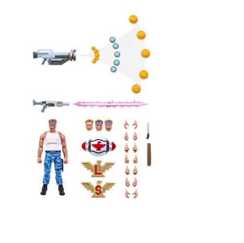 Contra - Bill Rizer + Lance Bean Maximum Payload 1/12 Scale Action Figure Set