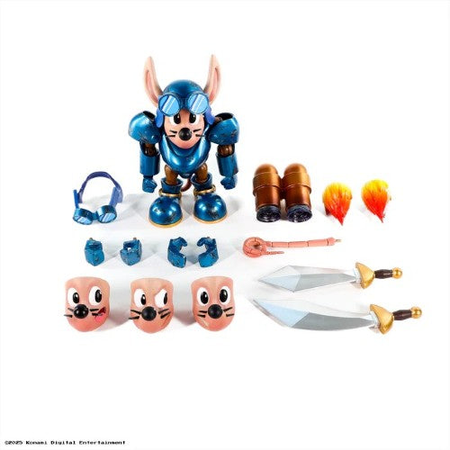 Rocket Knight Adventures - Konami Store Exclusive Sparkster (Battle Damage Variant) 1/12 Scale Signature Collection Action Figure