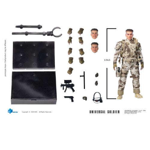 Universal Soldier Luc Deveraux Exquisite Super 1:12 Scale Action Figure - Previews Exclusive
