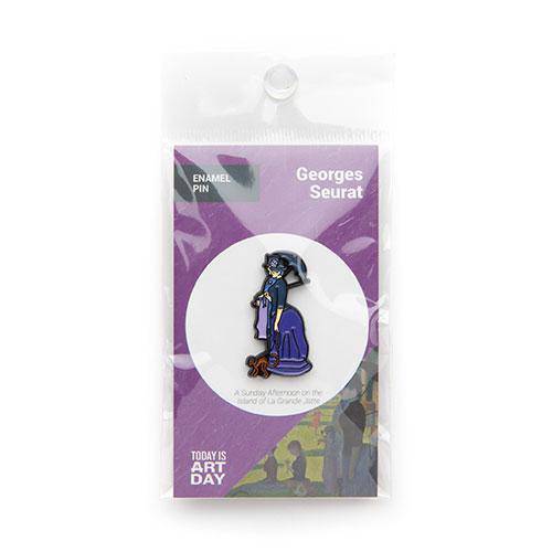 A Sunday Afternoon on the Island of La Grande Jatte Enamel Pin - Today is Art Day - by Today Is Art Day | Buy at ToyShnip