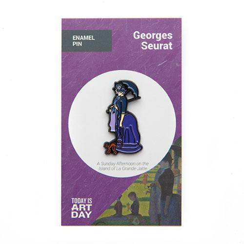 A Sunday Afternoon on the Island of La Grande Jatte Enamel Pin - Today is Art Day - by Today Is Art Day | Buy at ToyShnip