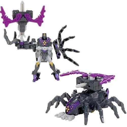Transformers Cyberworld Airachnid Armored Cyber Changers 4-Inch Action Figure