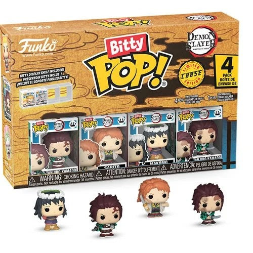 Funko Bitty Pop! Demon Slayer Mini-Figure 4-Pack Specialty- Select Figure(s)