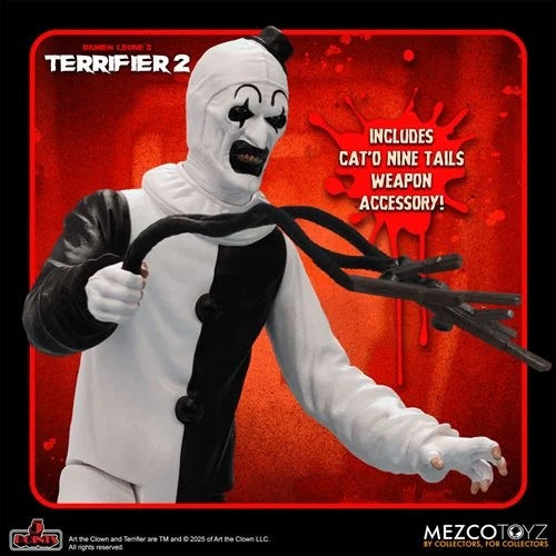 Mezco Toyz Terrifier 2 - 5 Points Action Figures - Art the Clown  or Little Pale Girl