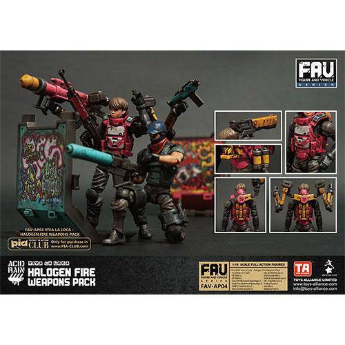 Acid Rain AV-AP04 Halogen Fire Weapon Set 1/18 Scale Action Figure Accessory - by Toys Alliance Limited | Buy at ToyShnip