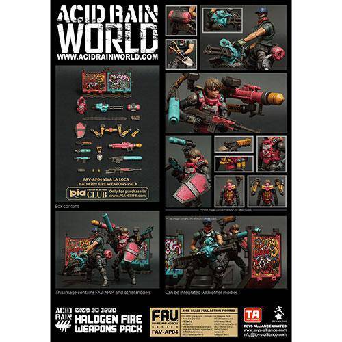 Acid Rain AV-AP04 Halogen Fire Weapon Set 1/18 Scale Action Figure Accessory - by Toys Alliance Limited | Buy at ToyShnip
