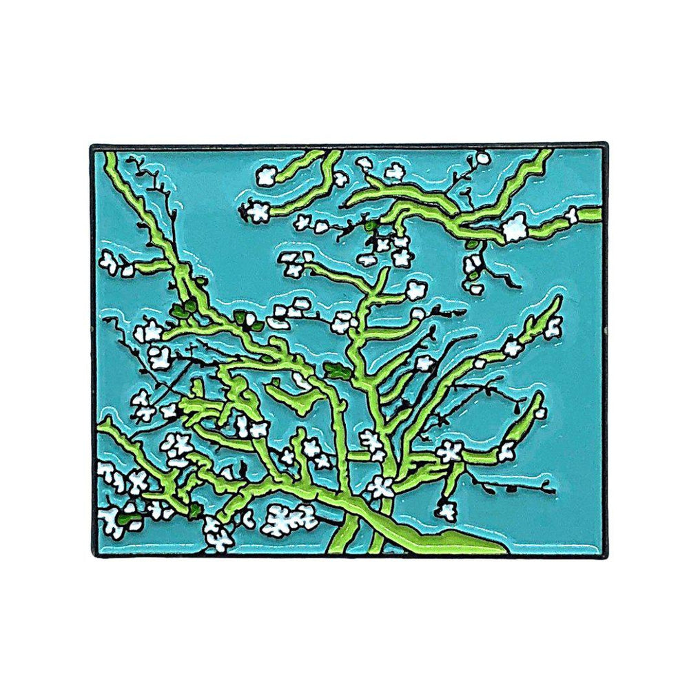 Almond Blossom by van Gogh Enamel Pin - Today is Art Day - by Today Is Art Day | Buy at ToyShnip