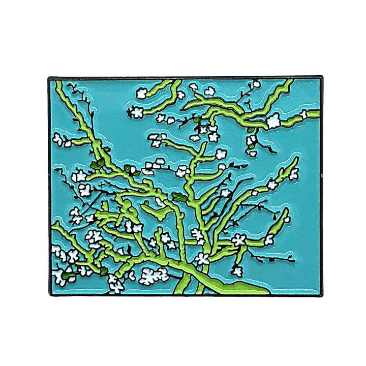 Almond Blossom by van Gogh Enamel Pin - Today is Art Day - by Today Is Art Day | Buy at ToyShnip