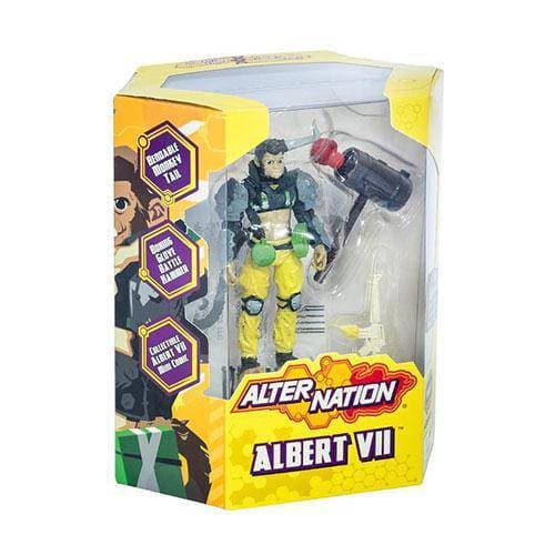 Alter Nation - Albert VII - 5-Inch Action Figure (With Free Comic Book) - by Panda Mony Toy Brands | Buy at ToyShnip