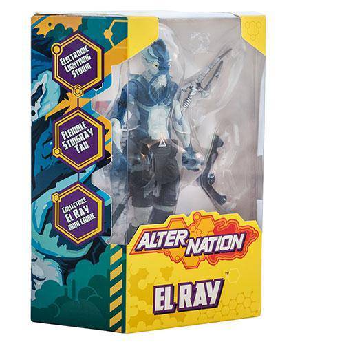Alter Nation - El Ray - 6 Inch Action Figure (With Free Comic Book) - by Panda Mony Toy Brands | Buy at ToyShnip