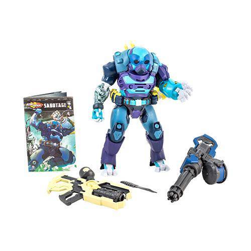Alter Nation - Sabotage - 6.5 Inch Action Figure (With Free Comic Book) - by Panda Mony Toy Brands | Buy at ToyShnip
