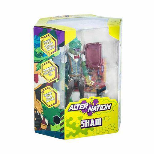 Alter Nation - Sham - 5.5 Inch Action Figure (With Free Comic Book) - by Panda Mony Toy Brands | Buy at ToyShnip