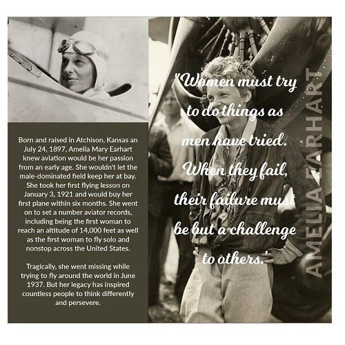 Amelia Earhart Limited Edition Bobblehead - by Kollectico | Buy at ToyShnip