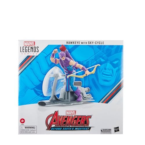 Avengers 60th Anniversary Marvel Legends Hawkeye with Sky-Cycle 6 Inch Action Figure - by Hasbro | Buy at ToyShnip