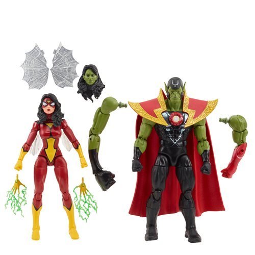 Avengers 60th Anniversary Marvel Legends Skrull Queen and Super-Skrull 6-Inch Action Figures - by Hasbro | Buy at ToyShnip