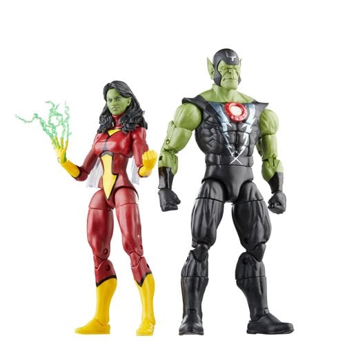 Avengers 60th Anniversary Marvel Legends Skrull Queen and Super-Skrull 6-Inch Action Figures - by Hasbro | Buy at ToyShnip