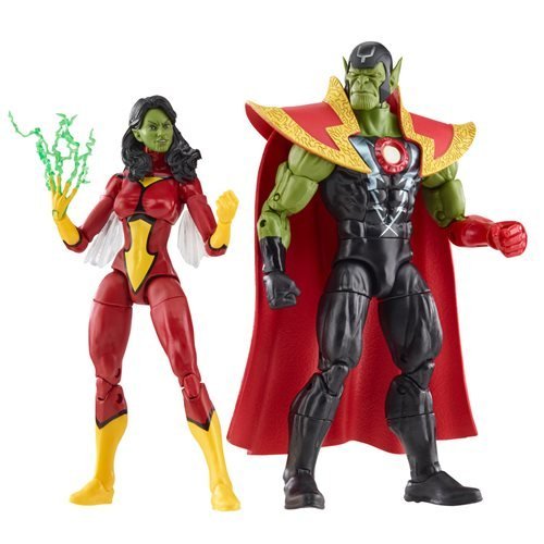 Avengers 60th Anniversary Marvel Legends Skrull Queen and Super-Skrull 6-Inch Action Figures - by Hasbro | Buy at ToyShnip