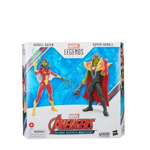 Avengers 60th Anniversary Marvel Legends Skrull Queen and Super-Skrull 6-Inch Action Figures - by Hasbro | Buy at ToyShnip