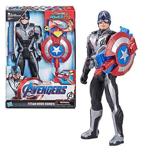 Hasbro Avengers Endgame – Figura Titan Hero Power FX Capitan Marvel – 30 Cm Con Lanciatore E Suoni