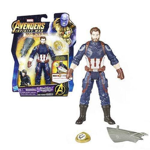 Avengers: Infinity War Captain America with Infinity Stone 6-Inch Action Figure - by Hasbro | Buy at ToyShnip