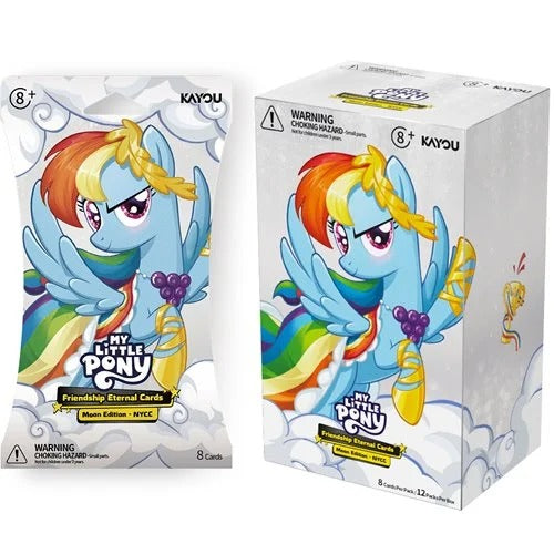 My Little Pony Friendship Eternal Moon Edition NYCC Trading Card Display of 12 Packs
