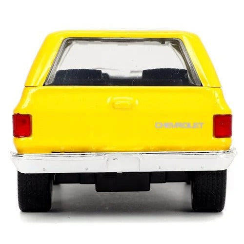 Hollywood Rides 1980 Chevy Blazer K5 1:32 Die-Cast Metal Vehicle with SpongeBob SquarePants Nano Figure