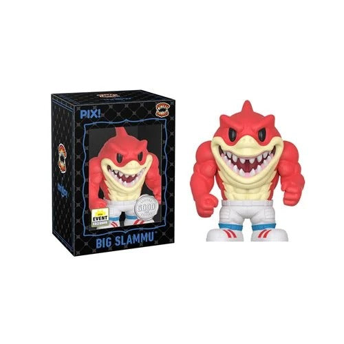 ThrillJoy Pix! Street Sharks Big Slammu Vinyl Figure - 2026 Convention Exclusive