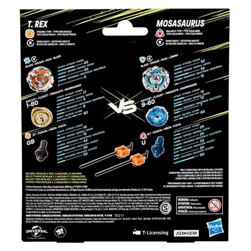 Beyblade X  Jurassic World Dual Pack Set - Select Set(s)