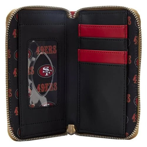 NFL San Francisco 49ers Patches Zip-Around Wallet