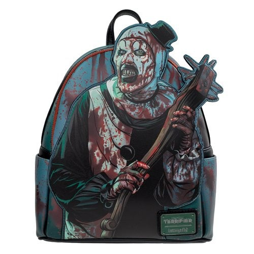 Loungefly Killer Clowns glow in the dark Backpack Loungefly Killer Klowns from Outer Space Jumbo Cosplay Glow  main image 2