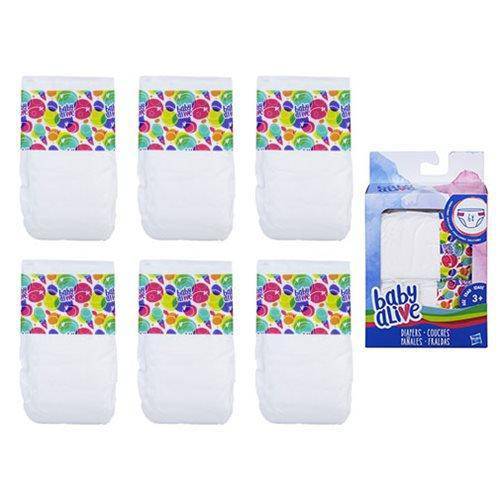 Baby Alive Diapers Refill Pack - 6 Count - by Hasbro | Buy at ToyShnip