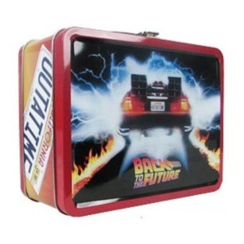 Back to the Future Outatime Retro Style Tin Tote Lunch Box - by Factory Entertainment