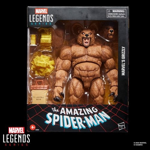 Spider-Man Marvel Legends Series Grizzly 6-Inch Action Figure