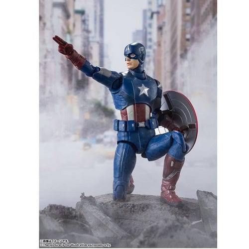 Bandai Avengers Infinity Captain America S.H.Figuarts Action Figure - by Bandai | Buy at ToyShnip