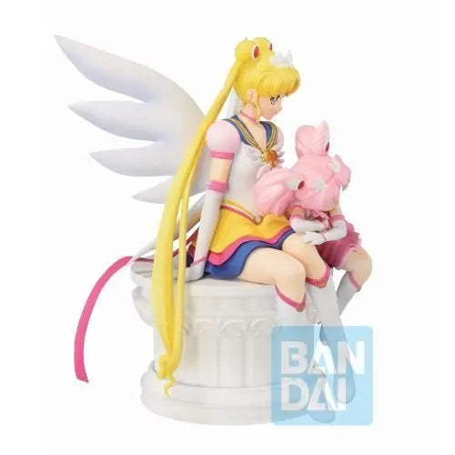 Bandai Eternal Sailor Moon & Eternal Sailor Chibi Moon Figure - by Bandai | Buy at ToyShnip