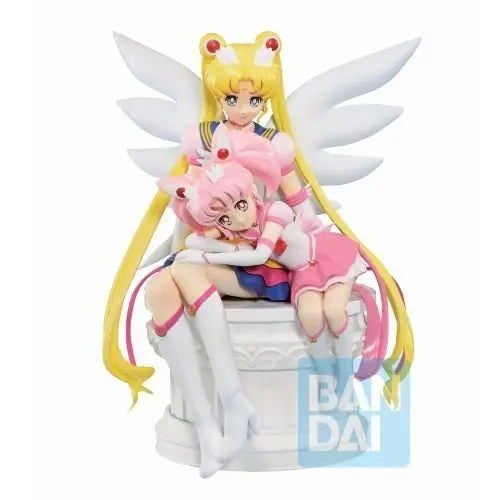 Bandai Eternal Sailor Moon & Eternal Sailor Chibi Moon Figure - by Bandai | Buy at ToyShnip