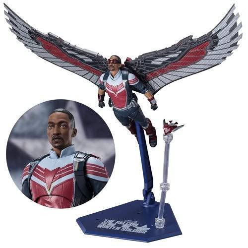 Bandai The Falcon and the Winter Soldier Falcon S.H.Figuarts Figure - by Bandai | Buy at ToyShnip