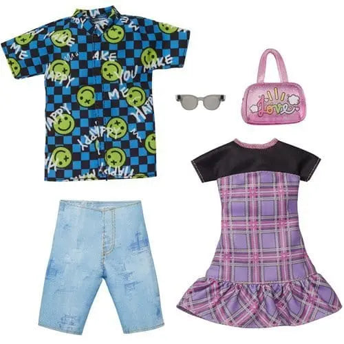 Barbie and Ken Plaid and Checker Print Fashion 2-Pack - by Mattel | Buy at ToyShnip