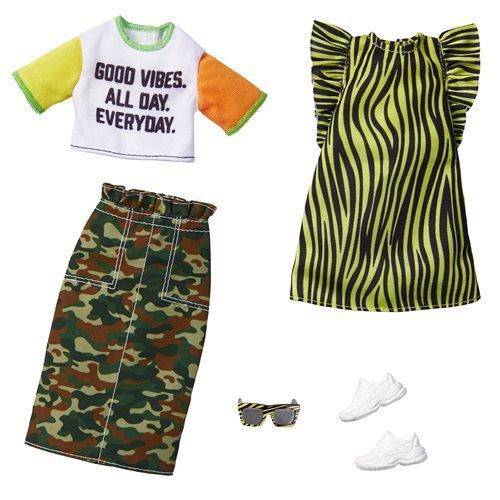 Barbie Camo and Zebra Print Fashion Accessory Pack 12 - by Mattel | Buy at ToyShnip