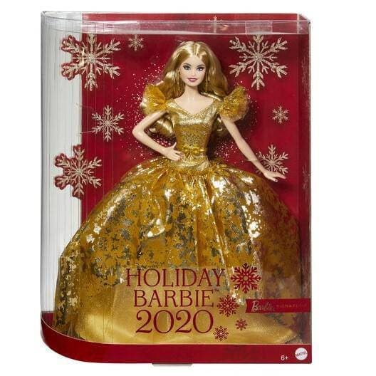 Barbie Holiday 2020 Blonde Hair Doll - by Mattel | Buy at ToyShnip