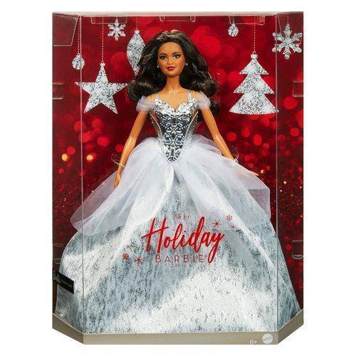 Barbie Holiday 2021 Doll - Brunette Hair - by Mattel | Buy at ToyShnip