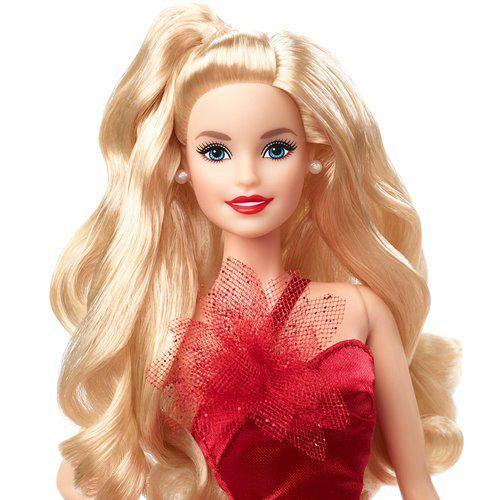 Barbie Holiday Doll 2022 (Dark Brown, Wavy Blonde , Light Brown or Straight Black Hair) - by Mattel | Buy at ToyShnip